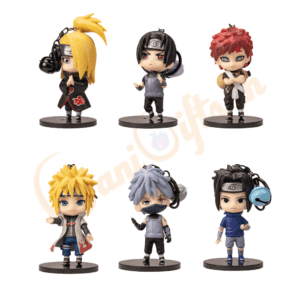 Naruto 3d Keychain 10cm set of 6