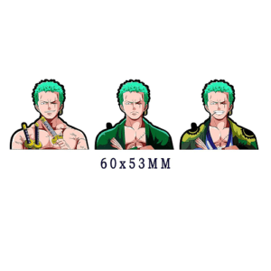 Zoro Anime 3d Sticker