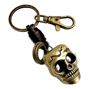 Skull Pocket watch keychain